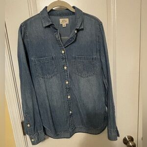 J. Crew Denim Button Down